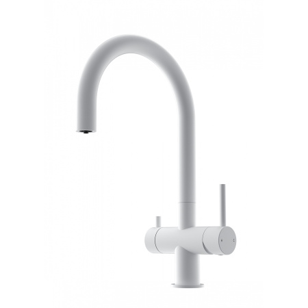 Смеситель для кухни c подключением фильтра WONZON & WOGHAND, Белый матовый (WW-3211-MW)