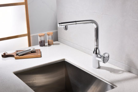 Смеситель для кухни Paulmark URBAN Ur213104-CR, хром