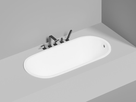 Ванна встраиваемая Salini ORNELLA 170x80 покраска по RAL полностью, S-Stone, матовый 102324MF