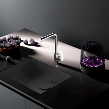 F8005700 Like, Смеситель для кухни AM.PM с каналом для питьевой воды, L-излив, хром