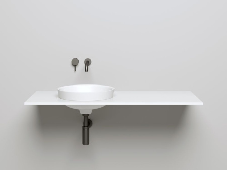 Раковина полувстраиваемая Salini MAREA 03, белый, 1802203M