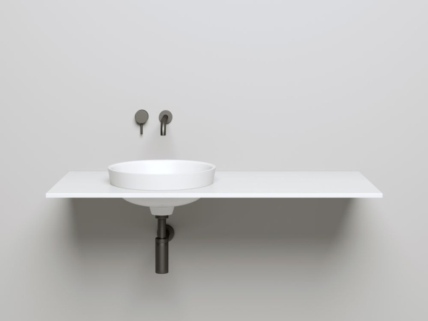 Раковина полувстраиваемая Salini MAREA 03, белый, 1802203M