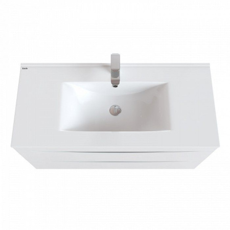 Тумба с раковиной IDDIS Cloud 100 подвесная белая (CLO10W1i95K)