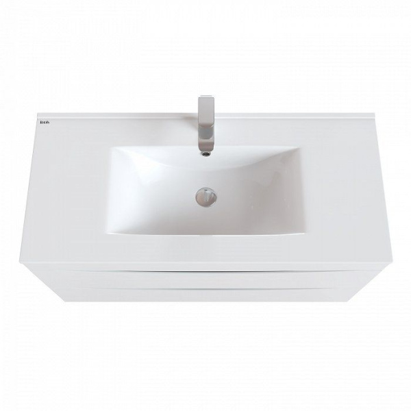 Тумба с раковиной IDDIS Cloud 100 подвесная белая (CLO10W1i95K)