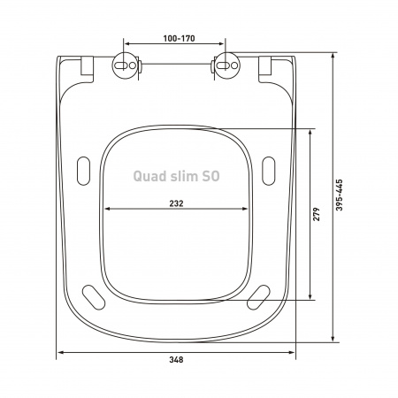 Сиденье BERGES Quad slim SO