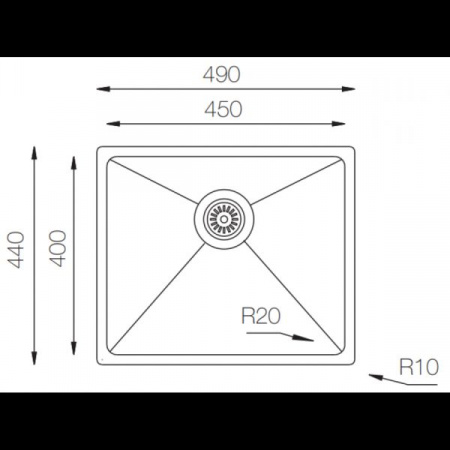 Кухонная мойка ZorG ZRE 4944