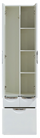 Шкаф-пенал Misty Орхидея 50 белый П-Жас05050-0112Я