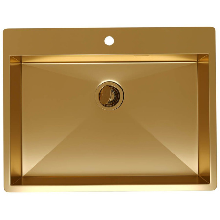 Кухонная мойка Reflexion Iseo RX2265GD брашированное золото
