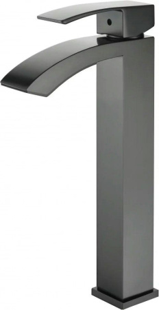 Смеситель для раковины Высокий Grocenberg GB3007 Графит