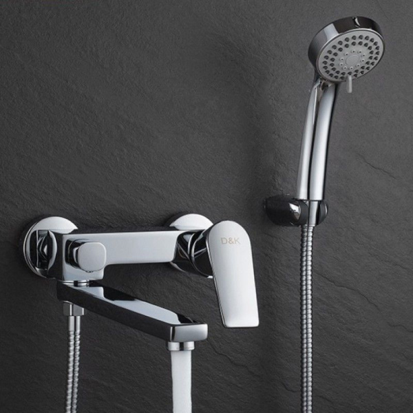 Смеситель для ванны D&K Rhein DA1323301, хром