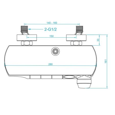 Душевая стойка RGW SP-33 51140133-01 хром