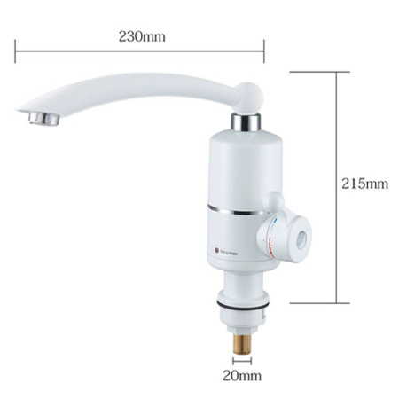 Проточный кран-водонагреватель FASHUN A530, хром