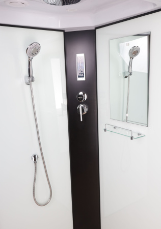 Душевая кабина Niagara Classic NG-2508-14BKTG (90х90х210) высокий поддон(40см),стекло тонированное