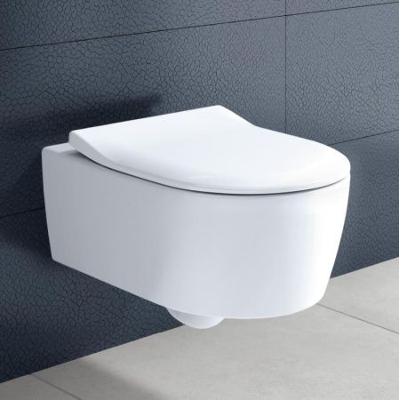 Унитаз подвесной Villeroy&Boch Avento 5656RS01 с сиденьем микролифт