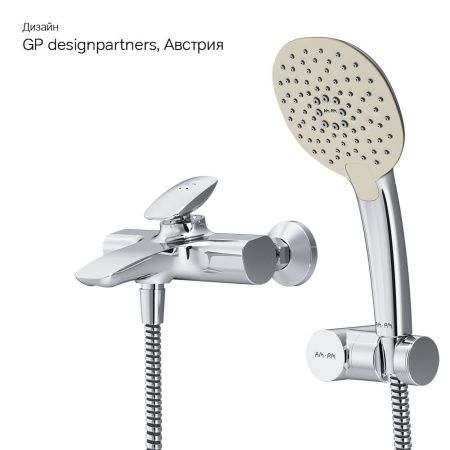 Смеситель для ванны и душа AM.PM Spirit 2.0 F70A15000 c душевым набором