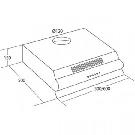 Вытяжка кухонная AKPO WK-7 Р-3060 нержавейка