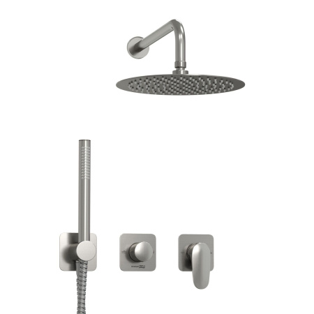 A1451.272.097.121.275.100.276  Встраиваемый комплект для душа WasserKRAFT с верхней душевой насадкой и лейкой