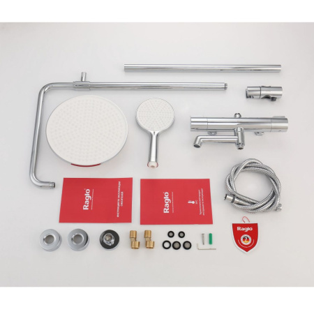 Душевая система с термостатом Raglo R20.26, хром