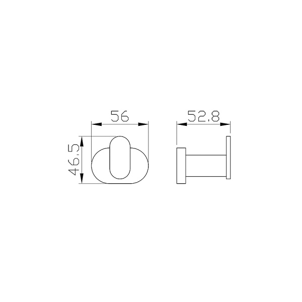 Крючок для ванной WONZON & WOGHAND, Глянцевое золото (WW-8415-LG)