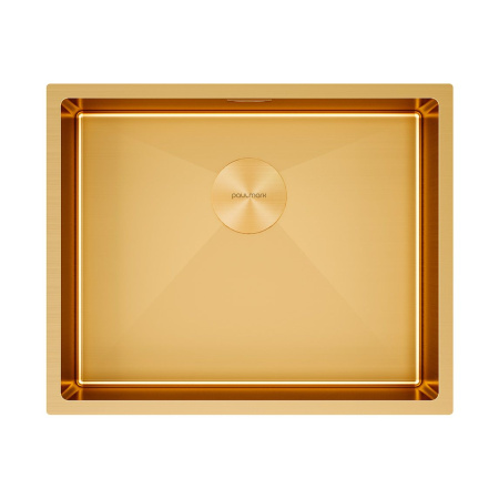 Мойка Paulmark NEXT 54 UNI PM215444-BG 440х540х200 мм, нержавеющая сталь, брашированное золото