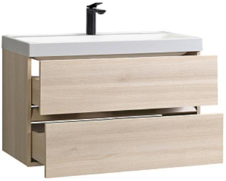 Тумба под умывальник Belux Париж НП 80-02 Акация Лэйкленд светлая