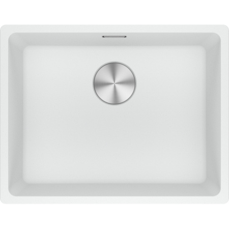 Кухонная мойка FRANKE 125.0696.176 из материала Fragranite MRG 110-52, белый (в комплекте стоп-вентиль, декоративная накладка круглой формы, сифон)
