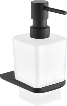 Настенный дозатор для жидкого мыло Grocenberg AC0064 (Черный матовый)