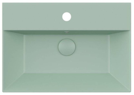 Раковина ISVEA SistemaZ Frame накладная 600*420*132 1 цвет мятно зеленый матовый 10SF50060SV-2T