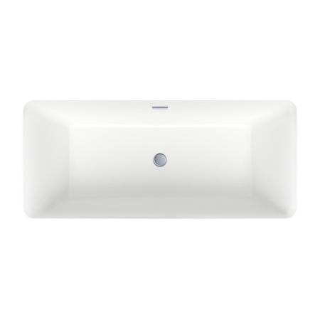 Акриловая ванна в наборе 4 в 1: отдельностоящая ванна, ножки, экран, слив-перелив Wellsee DeSire 231503001