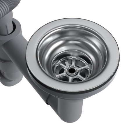 Выпуск для кухонной мойки Reflexion Part RX9003SS полированная сталь