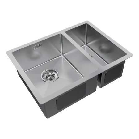 Мойка Paulmark GERBERG 59/2S UNI PM225944-BSL 440х590х200 мм, нержавеющая сталь, брашированная нержавеющая сталь