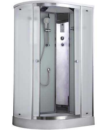 Душевая кабина Timo Comfort T-8802R Fabric Glass  120*85*220+турецкая баня хамам+стульчик прозрачный