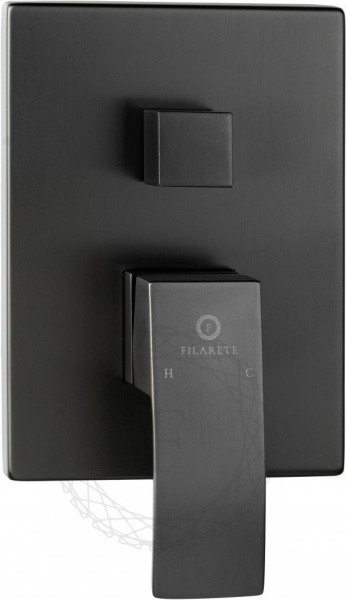 Душевая система скрытого монтажа FILARETE Waterfall FL1012 (Графит)