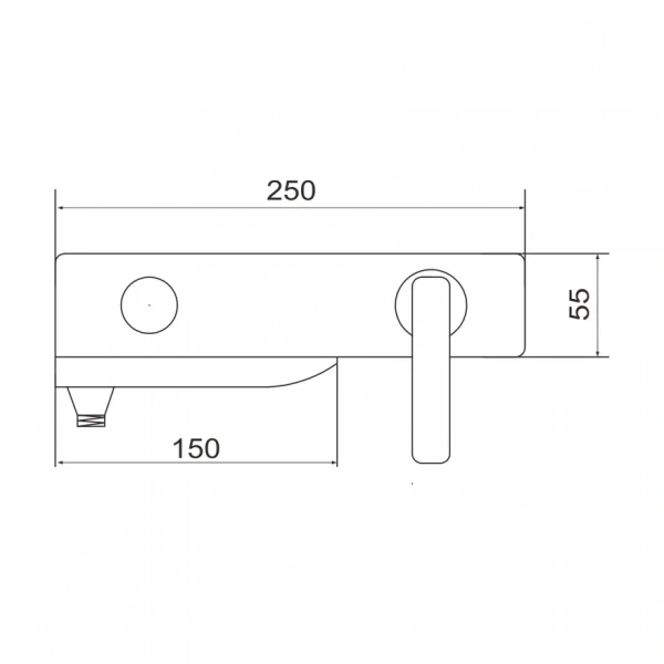 Смеситель для ванны Rose R2702F