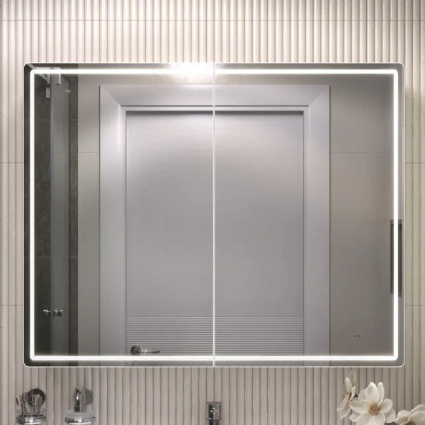 Зеркальный шкаф VIGO Geometry 222, 100 см