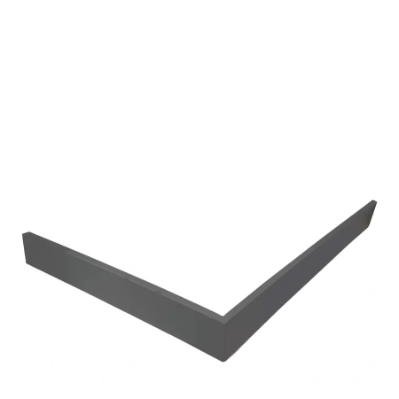 Экран для душевого поддона Veconi Pietra PS AG, 900x900x30, гелькоут и стекловолокно, антрацитово-серый