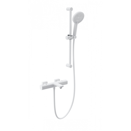 Смеситель для ванны с душем и термостатом WONZON & WOGHAND, Белый матовый (WW-C2011-A-MW)