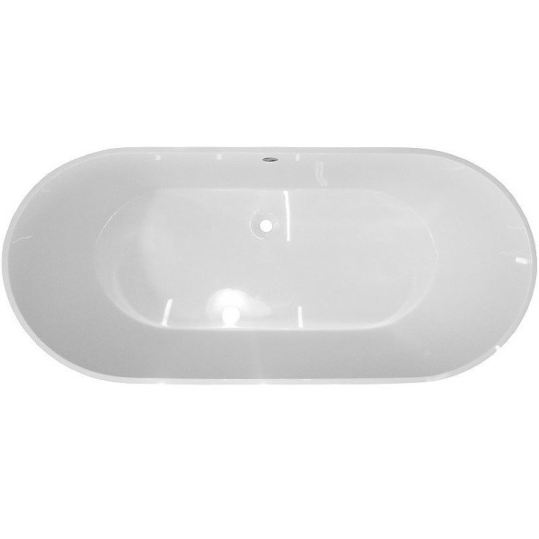 Ванна из литьевого мрамора Taliente Nemi NE18078 180х78,5 отдельностоящая овальная