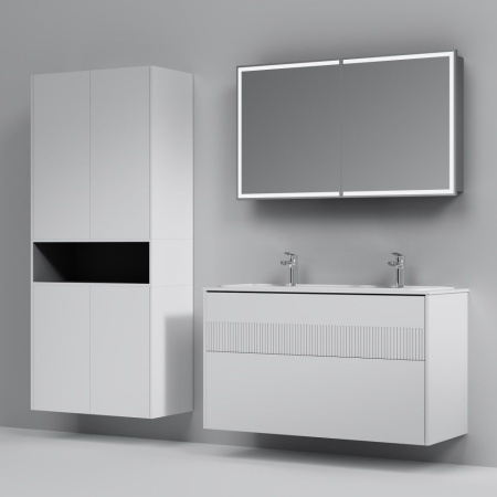 M8FFUX1202WM Func База под раковину AM.PM (push-to-open), 120 см, цвет белый матовый