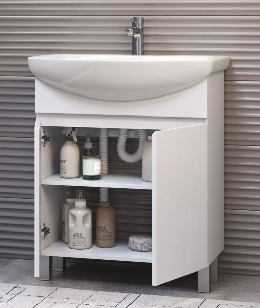 Тумба под раковину напольная VIGO Wing tn.WIN.BAL.70.2D белый, 70 см