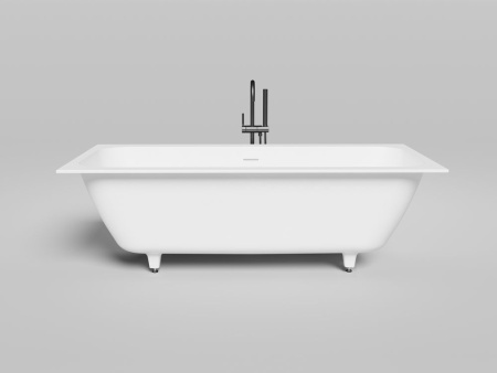 Ванна встраиваемая Salini ORLANDA AXSIS KIT 180x80 покраска по RAL полностью, S-Stone, матовый 103322MF