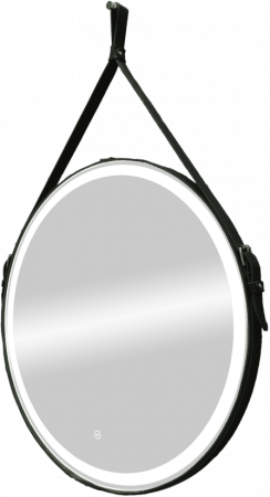 Зеркало Континент Millenium Black LED D500 ремень черного цвета