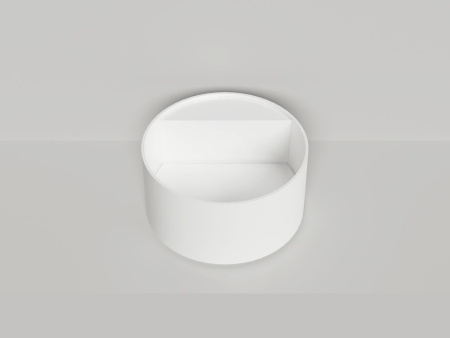 Раковина накладная Salini ARMONIA ROUND TOP 02 без отверстия под смеситель покраска по RAL полностью, 130422TMF