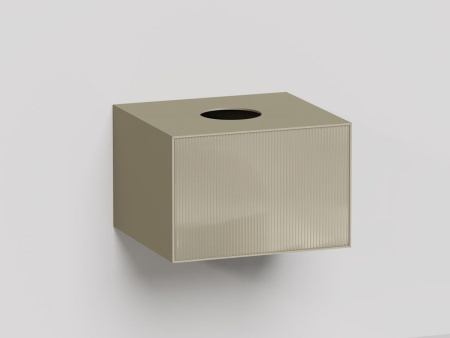 Подвесной модуль Salini Armonia 600x400 с вырезом под сифон, никель, 27A.1.600.400.12.1