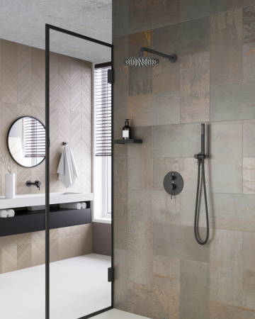 Встраиваемая душевая система TIMO Saona SX-2369/03SM, черный