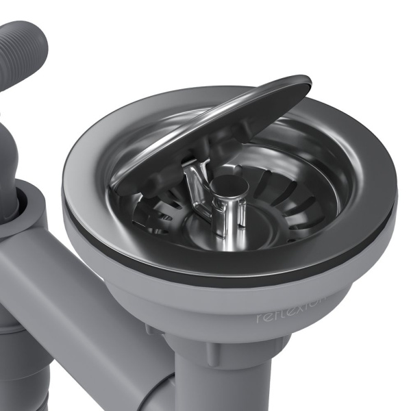 Выпуск для кухонной мойки Reflexion Part RX9003SS полированная сталь