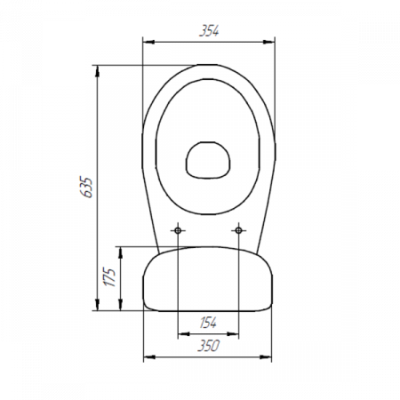 Унитаз напольный Cersanit Trento TR011 KO-TR011-3/6-PL