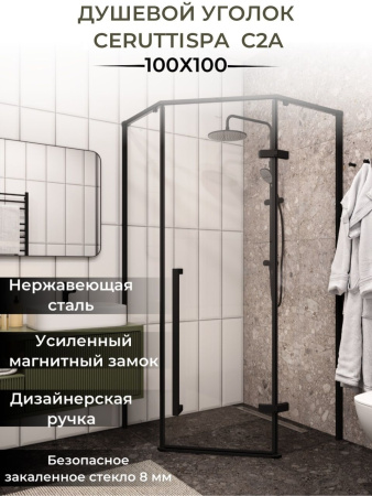 Душевой уголок Cerutti SPA C2A без поддона 100x100x195