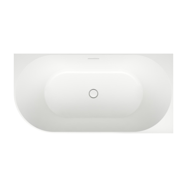 Акриловая ванна в наборе 4 в 1: пристенная ванна (правый разворот), каркас, экран, слив-перелив Wellsee Belle Spa 235702002