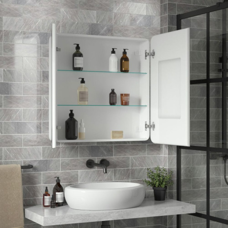 Зеркало-шкаф Reflexion Circle LED 800х800 RF2110SR